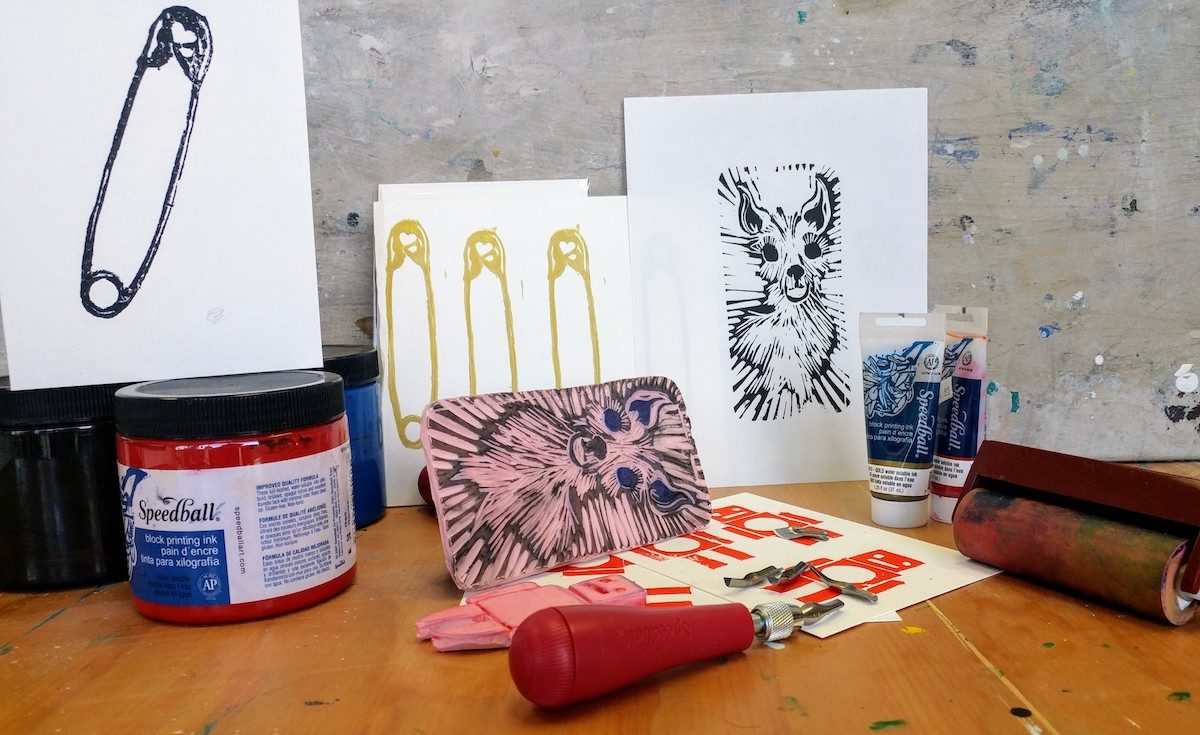You are currently viewing Printmaking – Lino cuts!