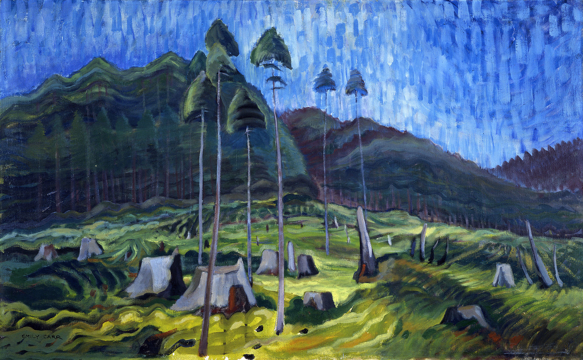 You are currently viewing Acrylic Painting 2 – Space, Movement, Emily Carr