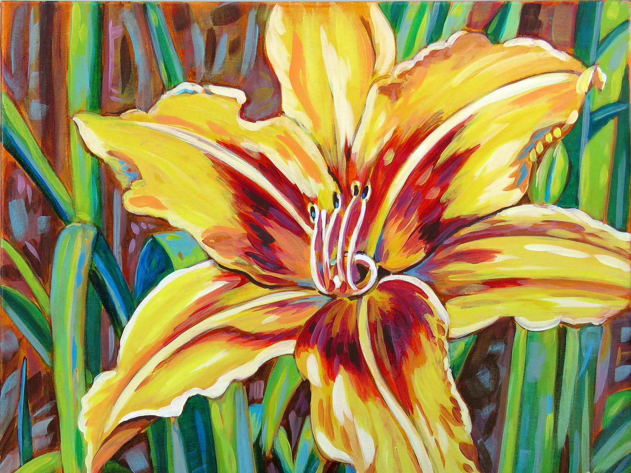 You are currently viewing Exploring Florals – Painting with Acrylic Glazes with Susan Schaefer