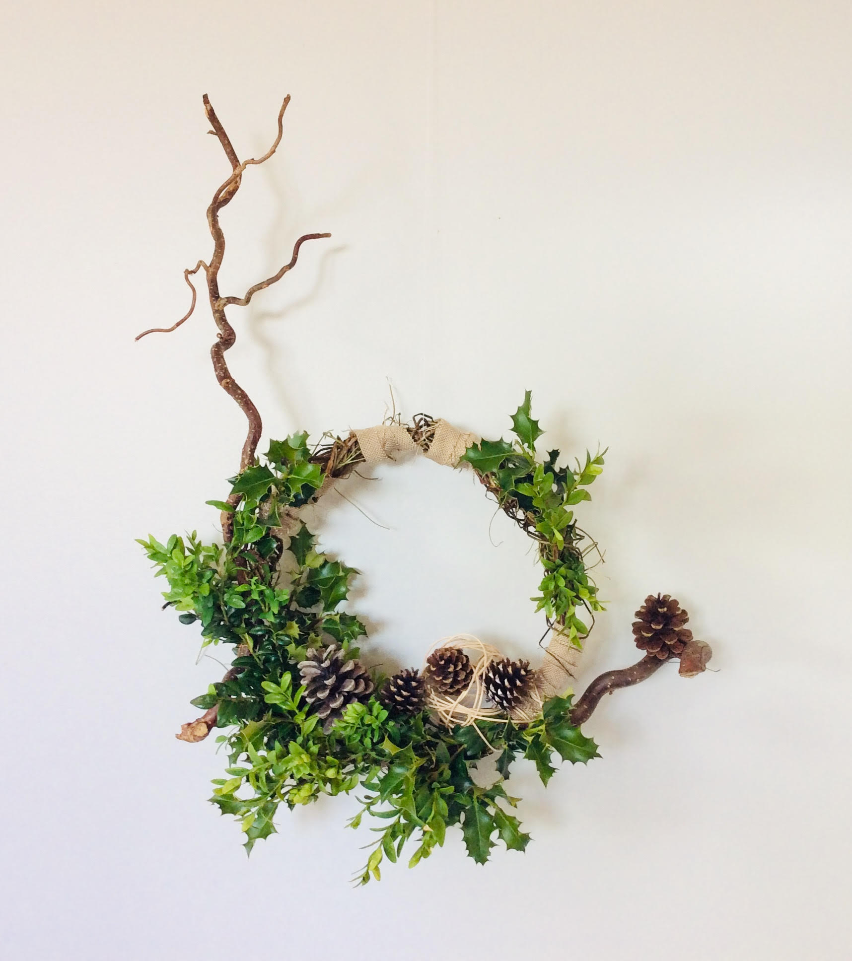 Seasonal Wreaths with Curly Hazel – Lupine Art Studio