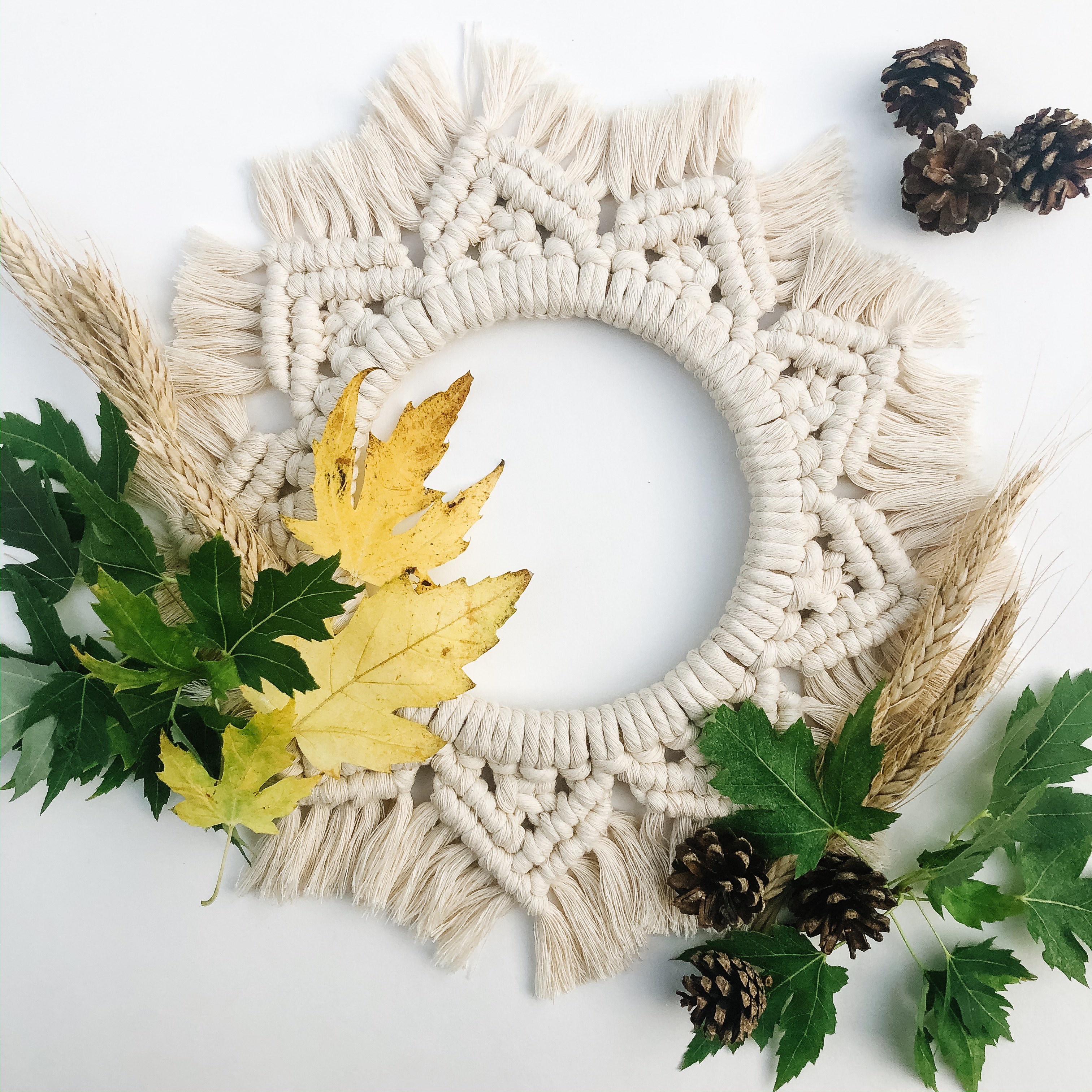 You are currently viewing Crafts and Craft at the White Whale – Macrame Wreaths!