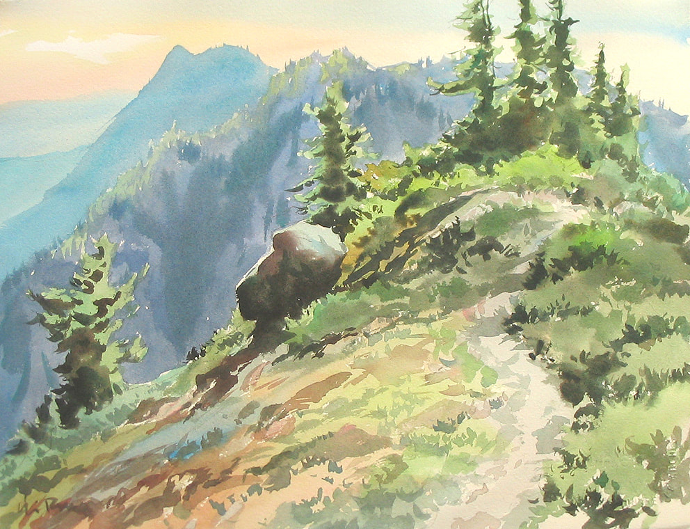 You are currently viewing Watercolour 2 – The Incredible Landscape (of Vancouver Island)