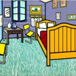 File name: 2985-206.jpg
Roy Lichtenstein
Bedroom at Arles, 1992
oil and Magna on canvas
overall: 320 x 420.4 cm (126 x 165 1/2 in.)
Collection of Robert and Jane Meyerhoff